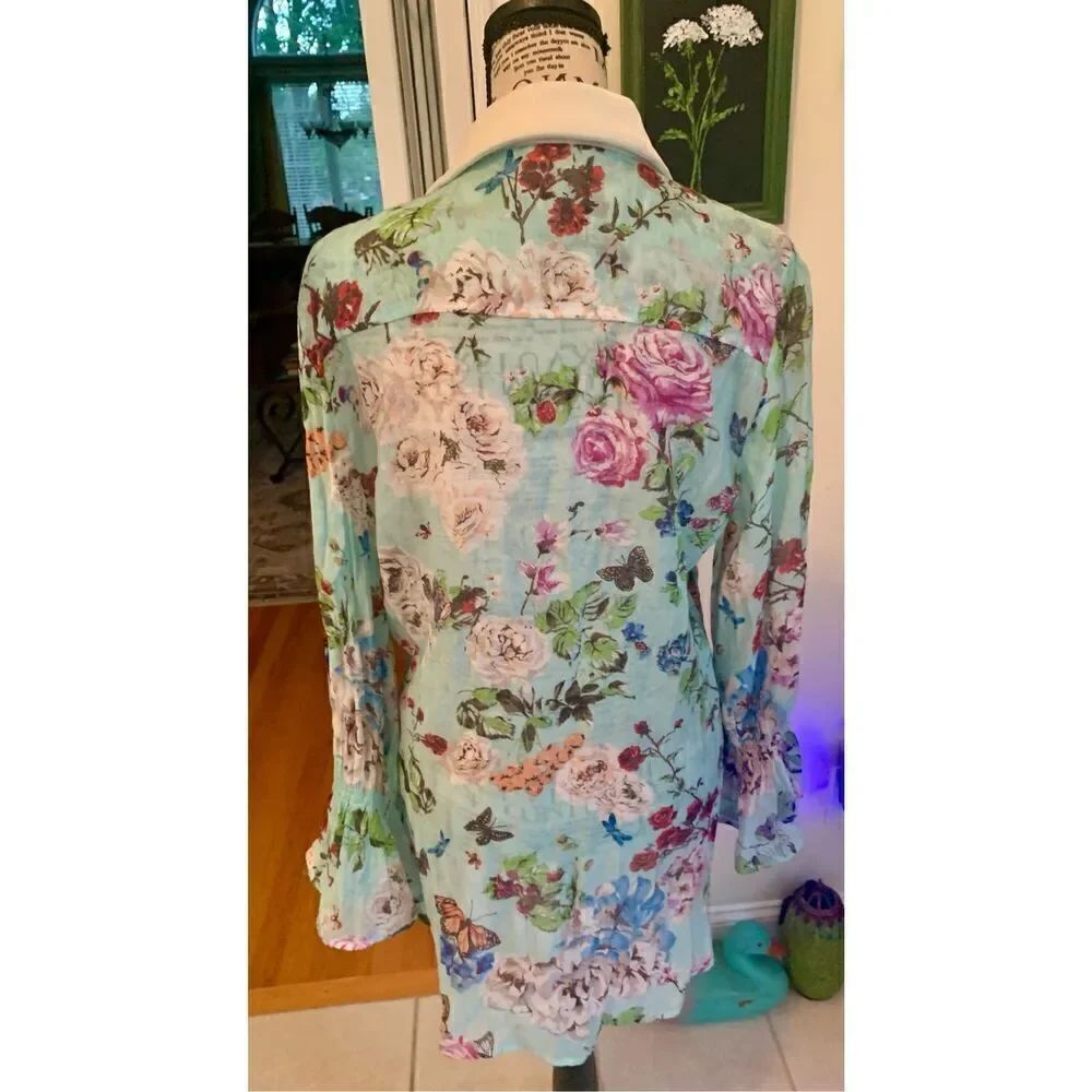 Aratta Button Down Blouse - Picture 6 of 12